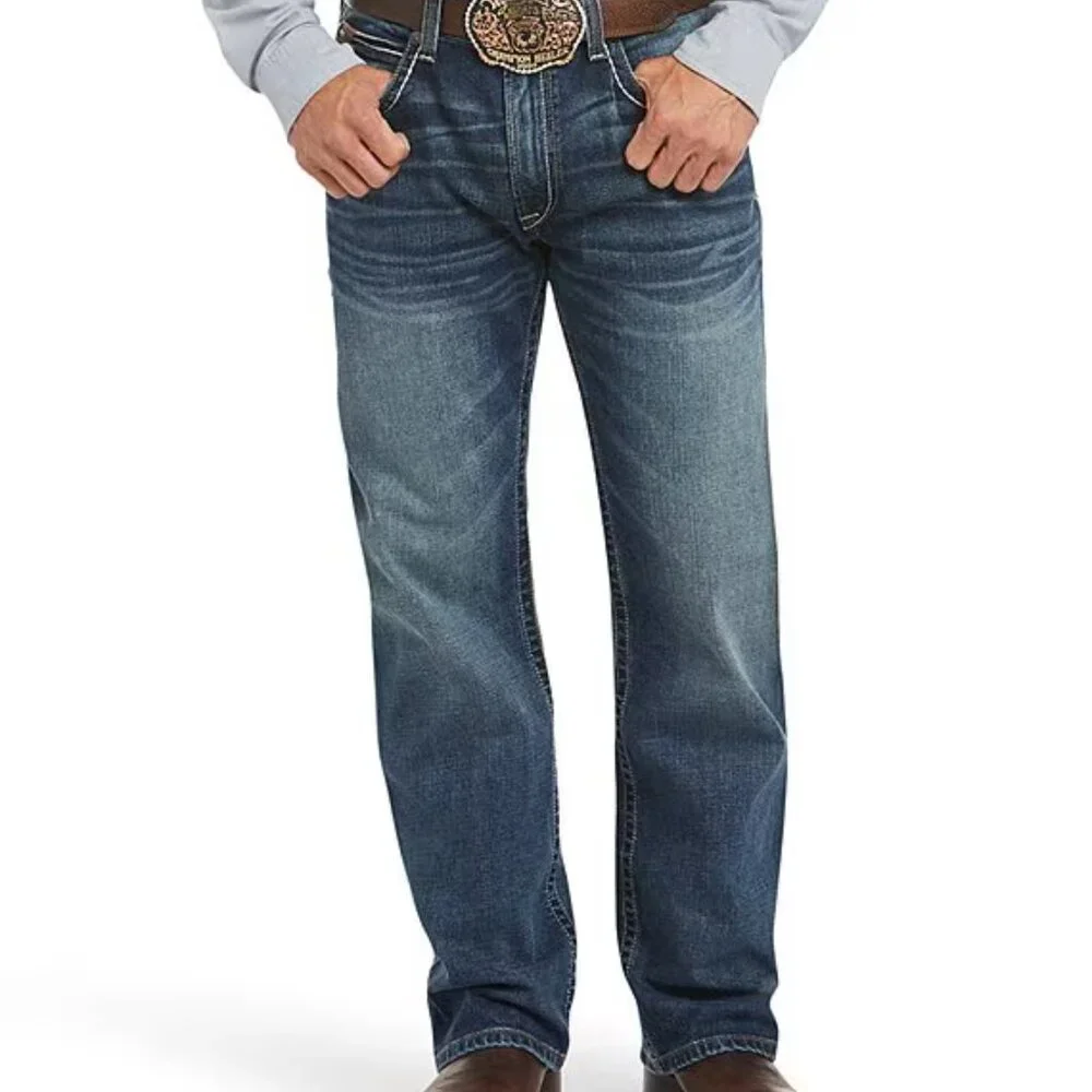Ariat M4 Preston Relaxed Fit Bootcut Jeans Men's 31 x 34 Western Cowboy Rodeo - Picture 1 of 16